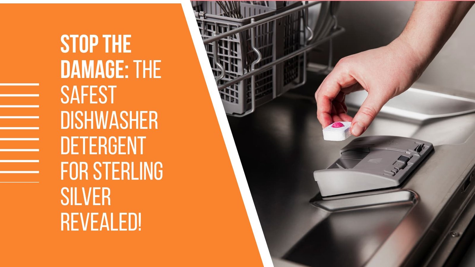 Sterling silver in sales dishwasher